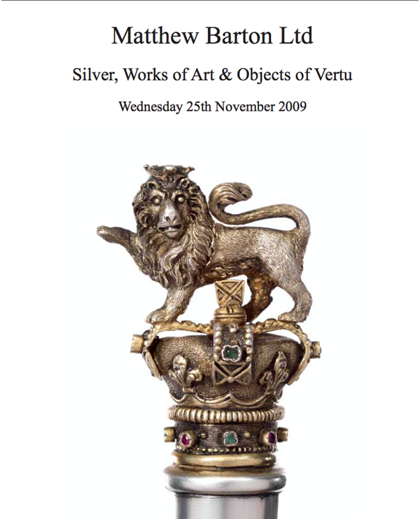 Silver, Works of Art & Objects of Vertu