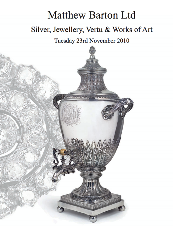 Silver, Jewellery, Vertu & Works of Art