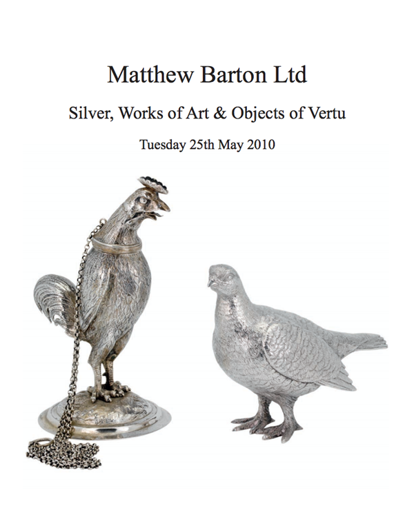 Silver, Works of Art & Objects of Vertu