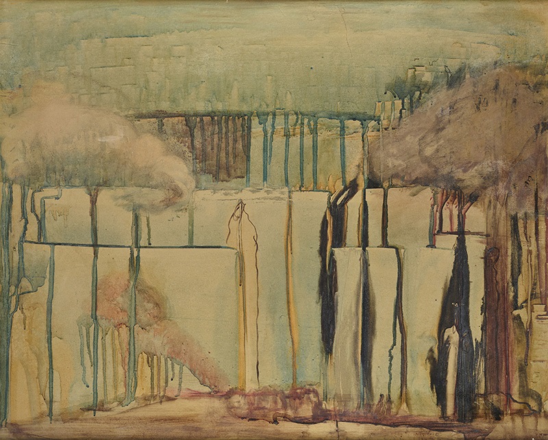 Abstract Landscape by Egypt's former Queen Farida