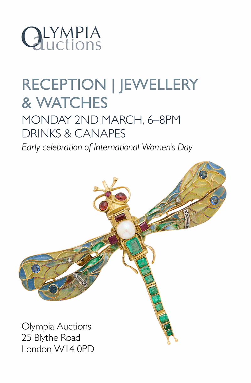 Jewellery & Watches reception - photo of invitation