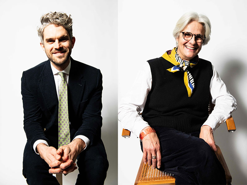 Specialists Nick Hemming-Brown and Véronique Biddell photos