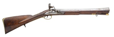 Lot 259 - **A FLINTLOCK BLUNDERBUSS BY BARBAR