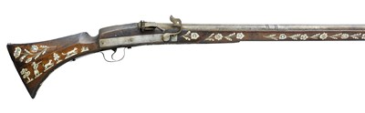 Lot 263 - **A 10 BORE GERMAN MATCHLOCK MUSKET