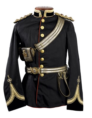 Lot 266 - AN OFFICER'S UNIFORM OF THE MADRAS MEDICAL SERVICE CIRCA 1900 BY HOBSON & SONS