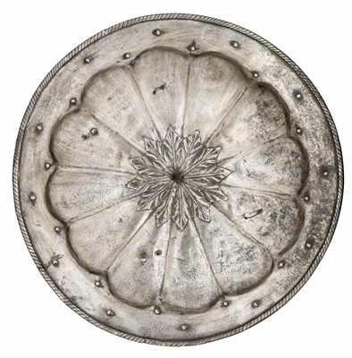 Lot 424 - A LARGE TARGET IN 16TH CENTURY STYLE, LATE 19TH/20TH CENTURY