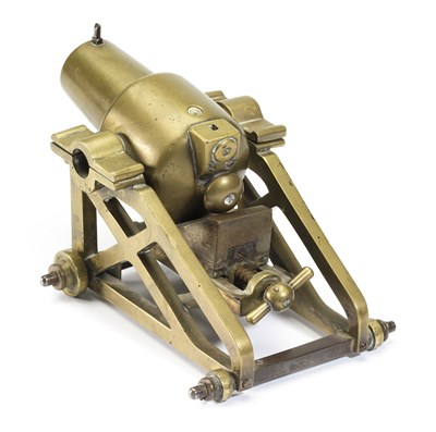 Lot 377 - A FINELY CONSTRUCTED MODEL OF A GARRISON GUN