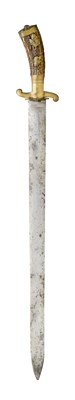 Lot 385 - A GERMAN HUNTING SWORD