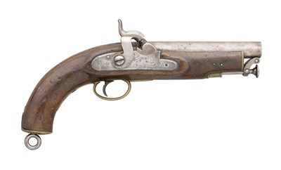 Lot 437 - A .577 CALIBRE VICTORIAN PERCUSSION SEA SERVICE PISTOL