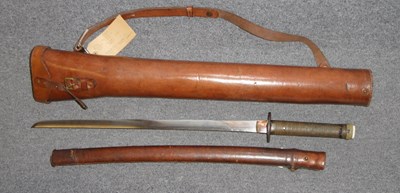 Lot 7 - A JAPANESE SWORD (KATANA)