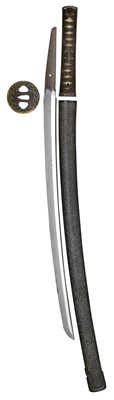 Lot 12 - A JAPANESE SHINSHINTO SWORD (WAKIZASHI)