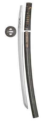 Lot 16 - A JAPANESE SWORD (WAKIZASHI)