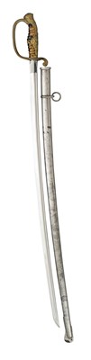 Lot 42 - A JAPANESE W. W. II ARMY OFFICER'S SWORD
