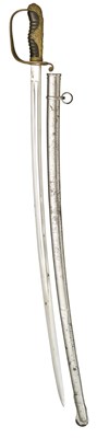 Lot 44 - A JAPANESE W. W. II  ARMY OFFICER'S SWORD