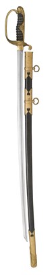 Lot 55 - A JAPANESE W. W. II NAVAL OFFICER'S SWORD