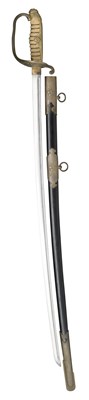 Lot 59 - A JAPANESE W. W. II NAVAL OFFICER'S SWORD