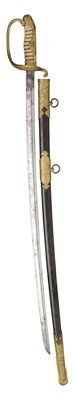 Lot 60 - A JAPANESE W. W. II NAVAL OFFICER'S SWORD