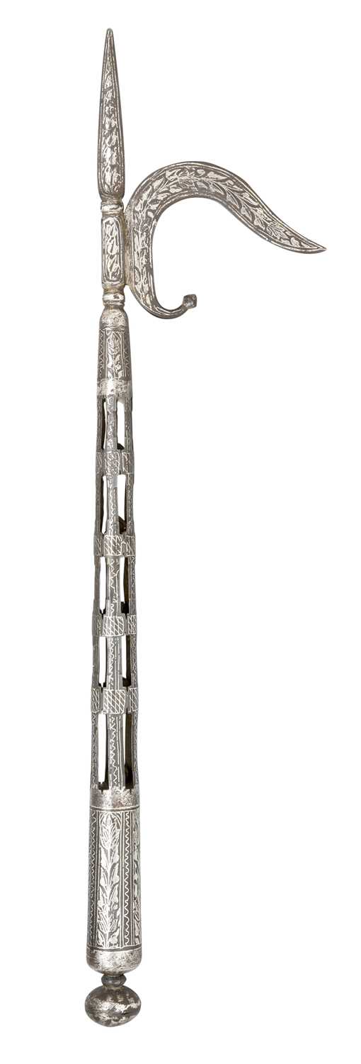 Lot 90 - **A DECORATED INDIAN ELEPHANT GOAD (ANKUS)