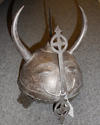 Lot 93 - AN INDO-PERSIAN HELMET (KULAH KHUD)