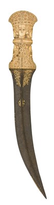 Lot 99 - A PERSIAN DAGGER (KHANJAR)