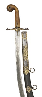 Lot 101 - A PERSIAN SWORD (SHAMSHIR)