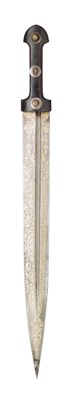 Lot 106 - **A CAUCASIAN SHORTSWORD (KINDJAL)