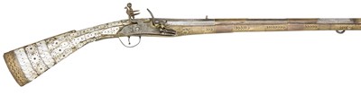Lot 120 - A 20 BORE WESTERN BALKAN MIQUELET-LOCK GUN (DZEFERDAR)