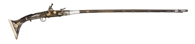 Lot 123 - A 20 BORE NORTH AFRICAN SNAPHAUNCE GUN