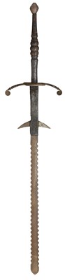 Lot 129 - **A GERMAN TWO-HAND PROCESSIONAL SWORD