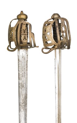 Lot 141 - TWO SCOTTISH BASKET-HILTED SWORDS