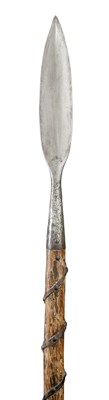 Lot 155 - A GERMAN BOAR SPEAR