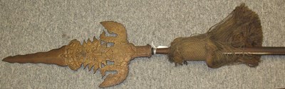 Lot 158 - **A DECORATIVE PARTISAN BASED ON THAT OF THE POLISH NOBLE GUARD OF AUGUST II