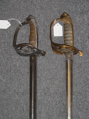 Lot 169 - TWO VICTORIAN 1845 PATTERN INFANTRY GENERAL OFFICER'S SWORDS