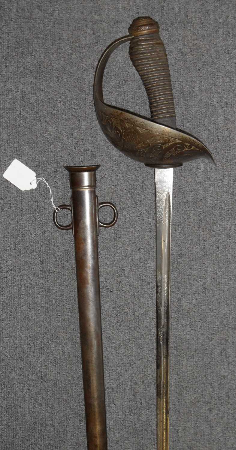 Lot 170 - A 1912 PATTERN CAVALRY OFFICER'S SWORD BY HENRY WILKINSON