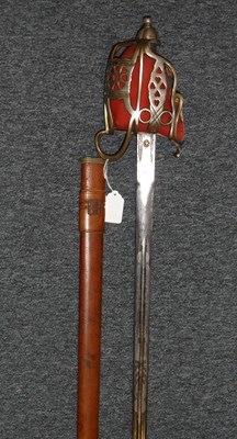 Lot 171 - A GEORGE V HIGHLAND BASKET-HILTED BROADSWORD