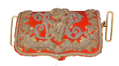 Lot 185 - **A VICTORIAN OFFICER'S POUCH OF THE 8TH HUSSARS