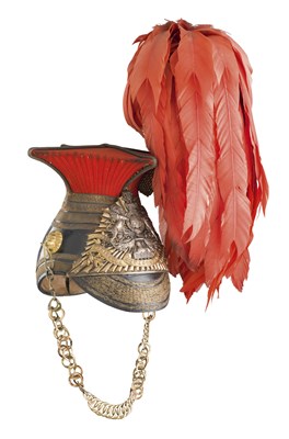 Lot 189 - **A VICTORIAN OFFICER'S CHAPKA OF THE 12TH LANCERS