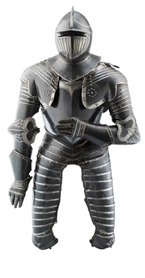 Lot 218 - A COMPOSITE NORTH EUROPEAN CUIRASSIER'S ARMOUR