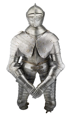 Lot 220 - A COMPOSITE NORTH EUROPEAN CUIRASSIER'S ARMOUR