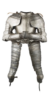 Lot 223 - A COMPOSITE NORTH EUROPEAN CUIRASSIER'S ARMOUR