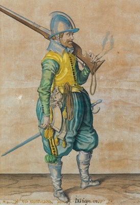 Lot 231 - AFTER JACOB DE GHEYN: TWENTY PLATES TAKEN FROM THE EXCERCISE OF ARMS