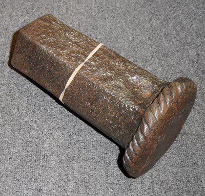 Lot 245 - AN IRON SIGNAL MORTAR