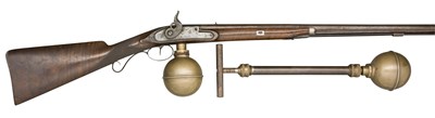Lot 263 - AN 80 BORE GLOBE RESERVOIR AIR RIFLE BY CALVERTS