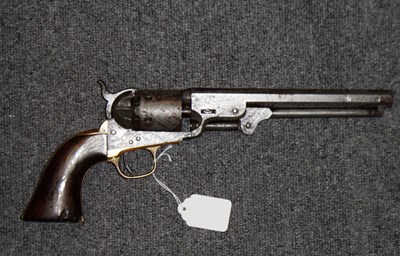 Lot 273 - A .36 CALIBRE COLT MODEL 1851 NAVY PERCUSSION REVOLVER