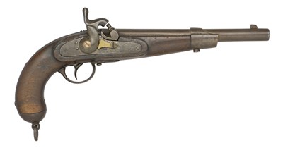 Lot 280 - A .550 AUSTRIAN MODEL 1862 PERCUSSION CAVALRY PISTOL