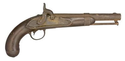 Lot 281 - A .54 CALIBRE U.S. MODEL 1836 PERCUSSION PISTOL