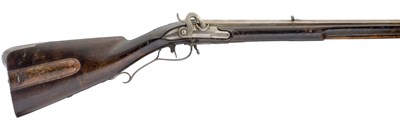 Lot 301 - A 25 BORE SWEDISH PERCUSSION SPORTING RIFLE BY A. GERHARD