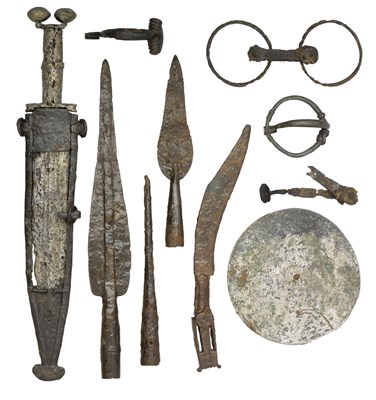 Lot 309 - **A COLLECTION OF IBERIAN-CELTIC ARMS AND ARMOUR