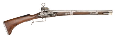 Lot 324 - **A 13 BORE SPANISH MIQUELET-LOCK CARBINE BY MATHIAS QUERO