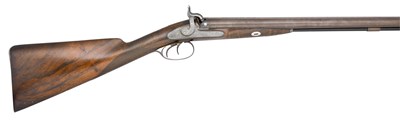 Lot 369 - A 13 BORE D.B. PERCUSSION SPORTING GUN BY I. BLISSETT